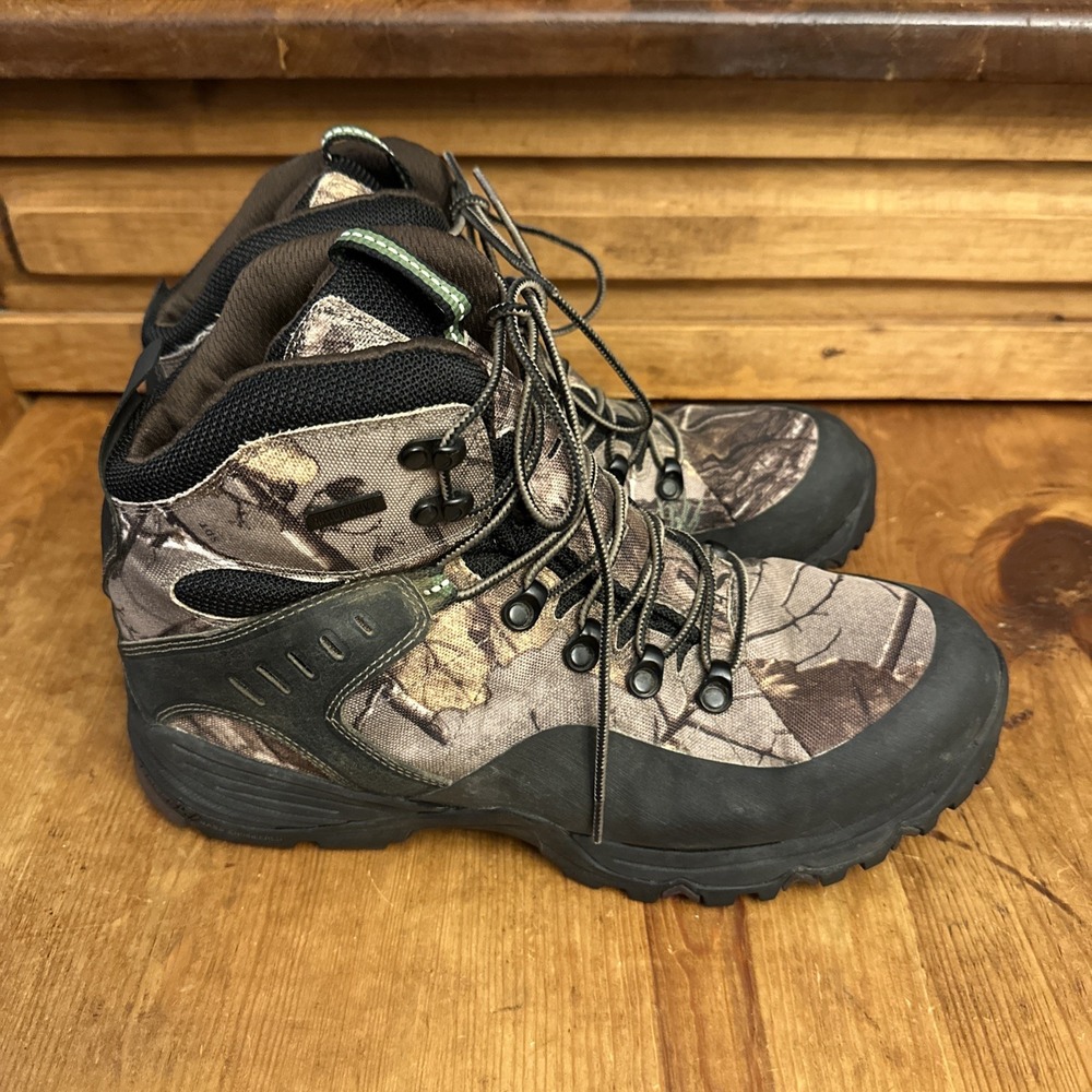 Bass Mens Propel Hike Waterproof Boots 11.5M Realtree Xtra Camo Hunting